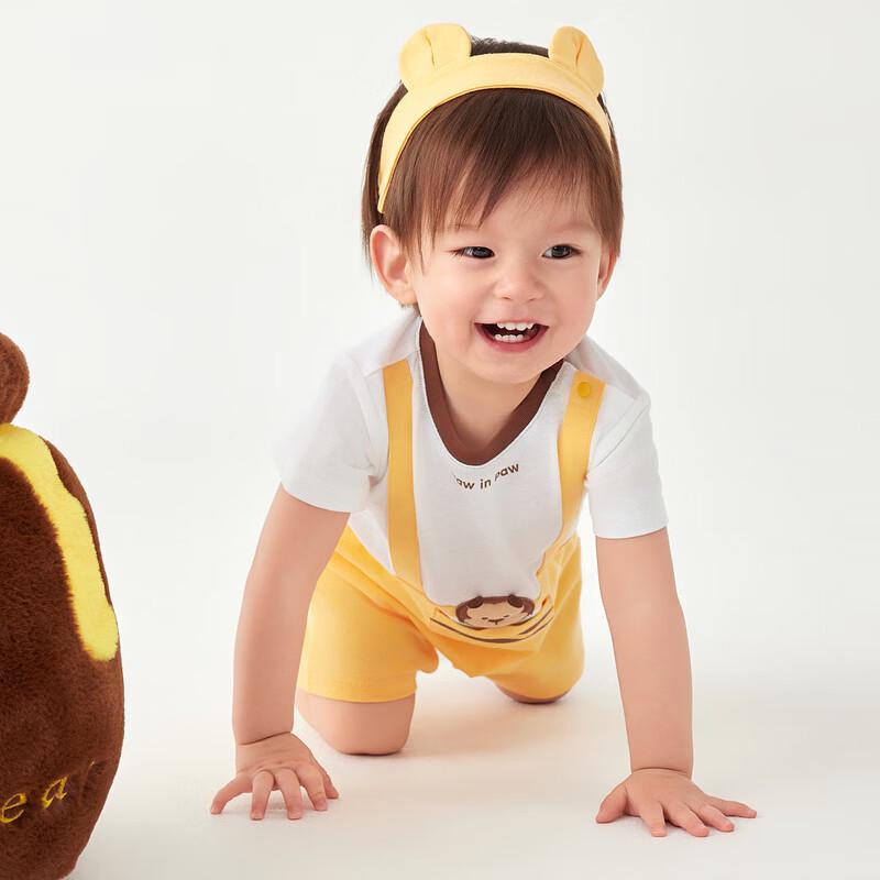 PawinPaw Cartoon Bear Unisex Baby Romper
