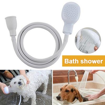 Praktisch mit Schnalle zum Baden, robuster Badewannen-Wasserhahn, Hundewasch-Duschaufsatz, Badezimmerzubehör, Handbrause