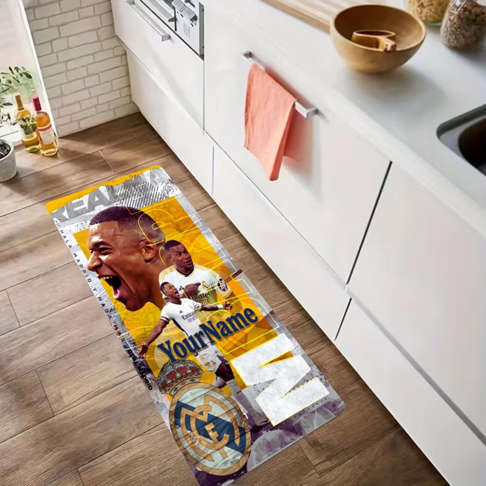 Mbappe Customize Your Name Kitchen Rug Runner Rug Laundry Mat Hallway Entryway The Best Gift Choice