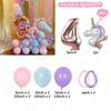 18Pcs Rainbow Unicorn Birthday Decoration Balloons Set Girl Pink Latex Balloon Birthday Supplies Baby Shower Air Globos