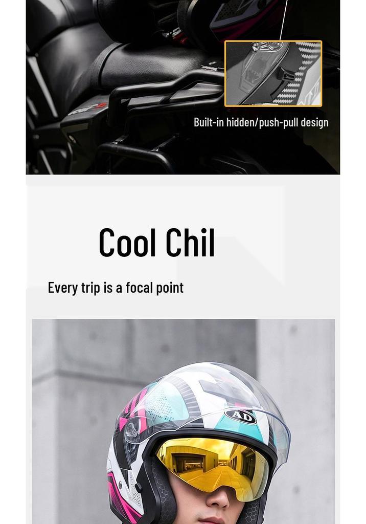 3C Certified Unisex Class A Motorcycle Helmet for All Seasons