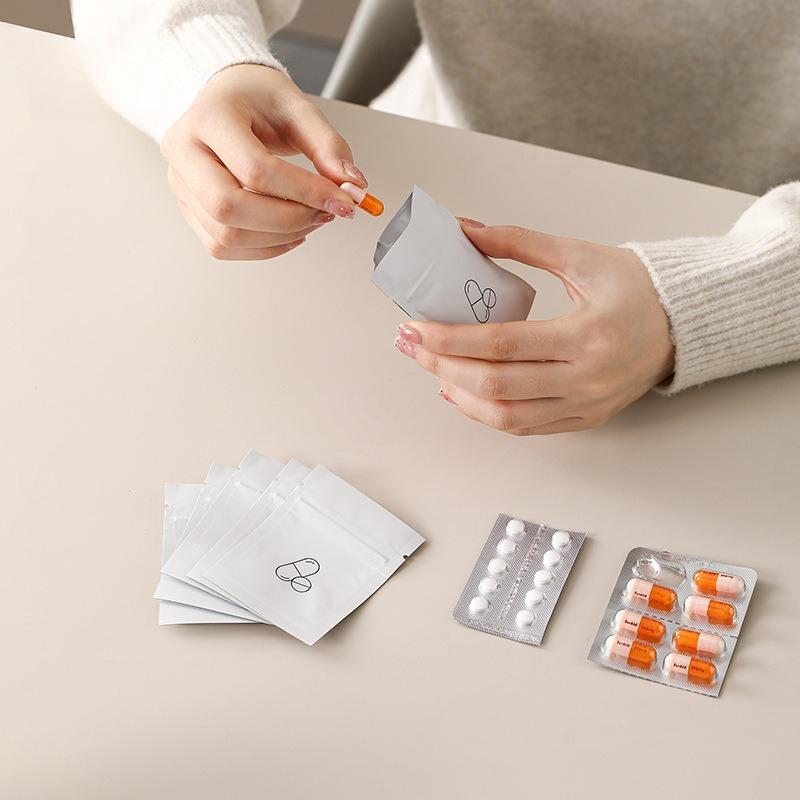Disposable Self-sealing Small Medicine Bag Moisture-proof Hand-held Small Item Packaging Bag