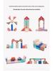 115-Piece Macaron City Wooden Building Blocks for Kids – Large Particle Educational Toy Set