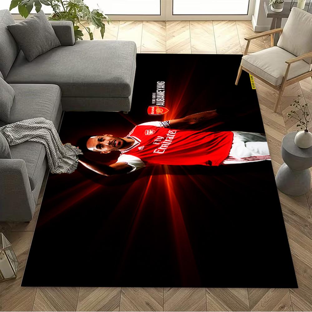 Aubameyang Arsenal Celebration Area Rug Perfect for Playrooms Living Rooms Outdoor Balcony Antislip Carpet Decorate Offices Gift for Festivals