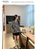 Japanese-Chinese Fusion Sparkling Printed Jacket - Autumn Luxury Long-Sleeved Trend