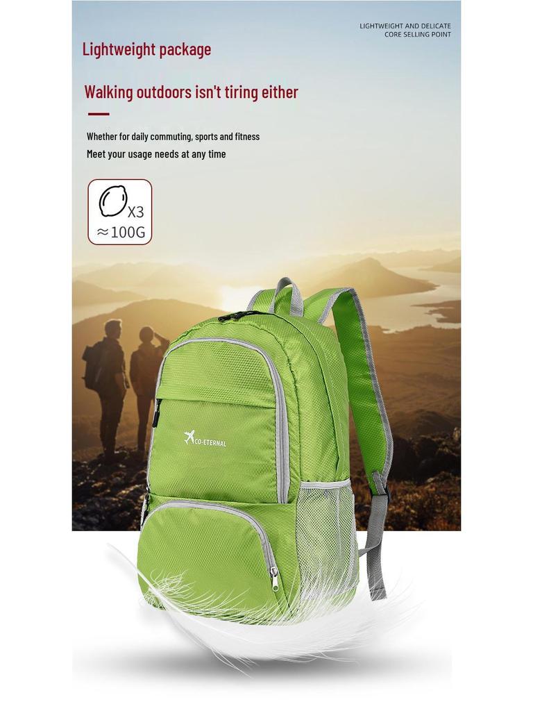 Ultralight Waterproof Foldable Backpack - Travel & Hiking Shoulder Bag for Men & Women