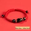 2026 Year of the Horse Zodiac Red Rope Bracelet - Women's/Men's Tai Sui Protective Charm for Horse, Rat, Ox, Rabbit Signs