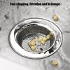 3Pcs Metal Sink Strainer Basket Food Scrap Collector Bathroom Bathtub Drain Strainer Stainless Steels Drain Hair Catcher