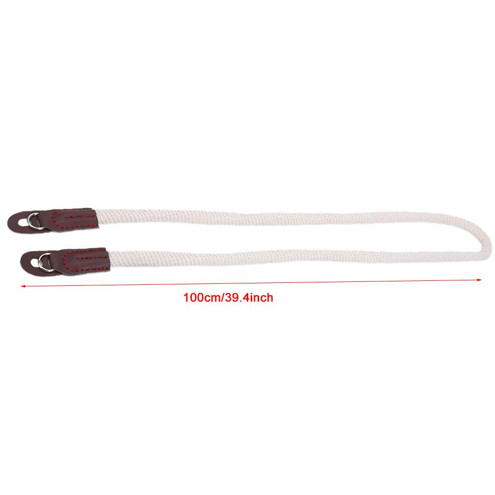 Colorful Mountaineering Pure Cotton Rope Camera Shoulder Neck Strap Belt for  (beige)