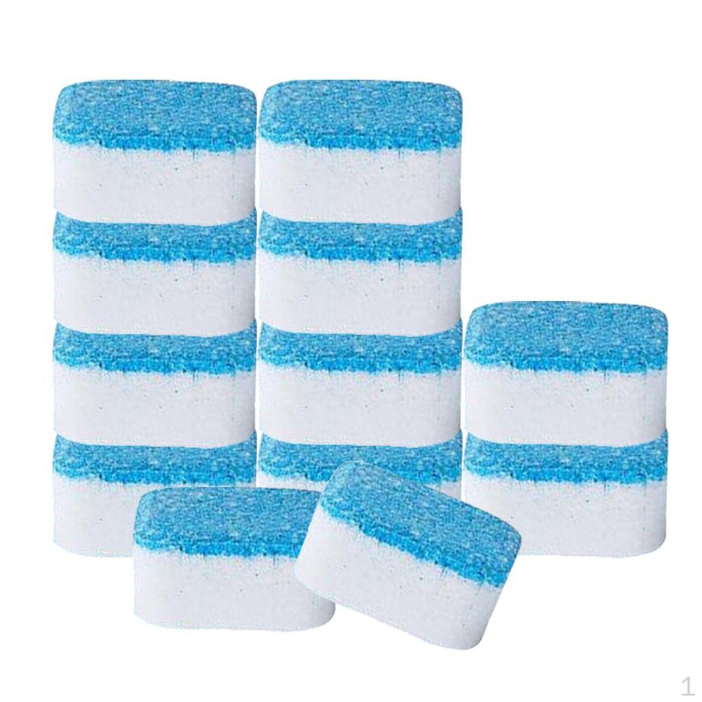 12pcs Effervescent Tablet Washer Cleaner Odor For Washing Machine