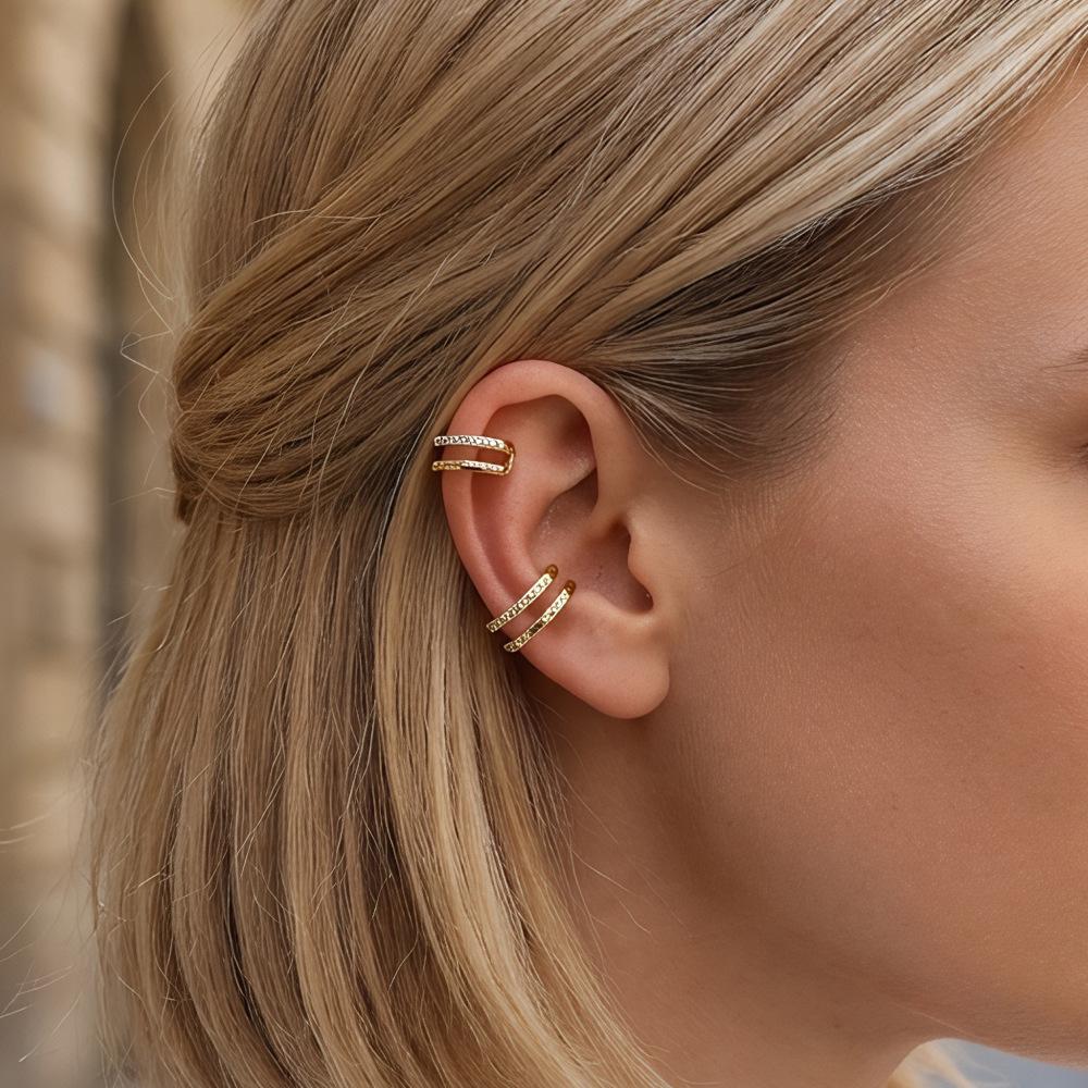 Elegant Minimalist C-Shaped Ear Cuff for Women, No Piercing Needed