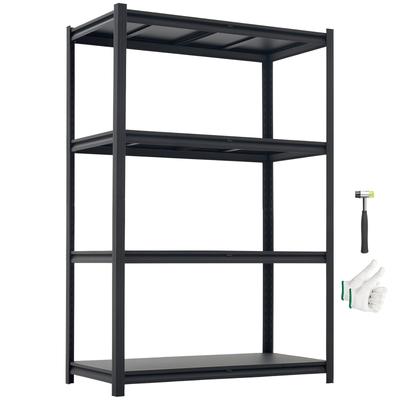 Storage Shelves, 4-Tier Adjustable, 1088.6kg Capacity, Heavy Duty Garage Storage Shelving Unit, Metal Utility Rack Shelf