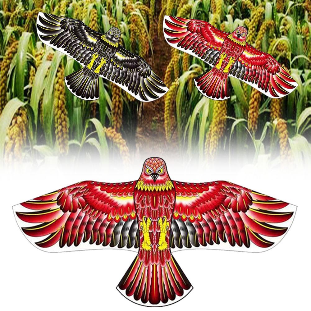 2025 Brand-new Scarecrow Decoy for Farm Garden Pest Bird Repellent Anti Bird Flying Hawk Kite Bird Repeller Large Eagle Kites