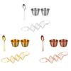 2set Taco Holder Stand With Spoon Salad Cup Rustproof Rack For Kitchen Restaurant Taco Holder Stands