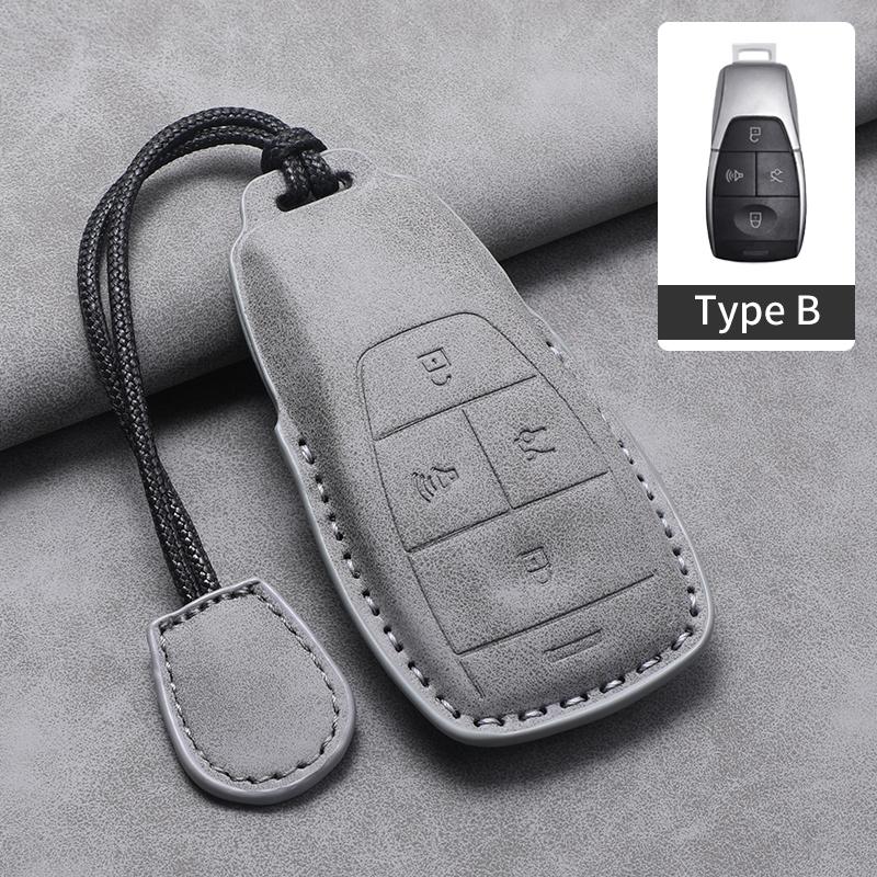 

Car Key Case Cover For BAIC Beijing X7 BJ40 Senova D50 D70 X55 X65 EU5 EU7 Car Key Shell Accessories Key Protection Cover
