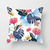Summer Tropical Floral Cushion Cover Home Decor Office Sofa Pillowcase Green Plant Throw Pillowcase