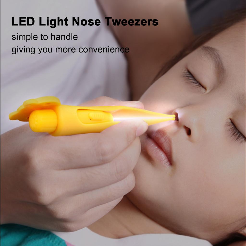 Earpicks Ear Wax Removal Tools with LED Light Flashlight Earpick Ear Spoon Tweezers Ear Cleaner for Ear Care Ear Cleaning Tool with Case