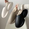 Fashion Cotton Slippers Ladies Winter Warm Home Cotton Shoes Waterproof Garden Shoes Indoor Non-slip Simple Shoes