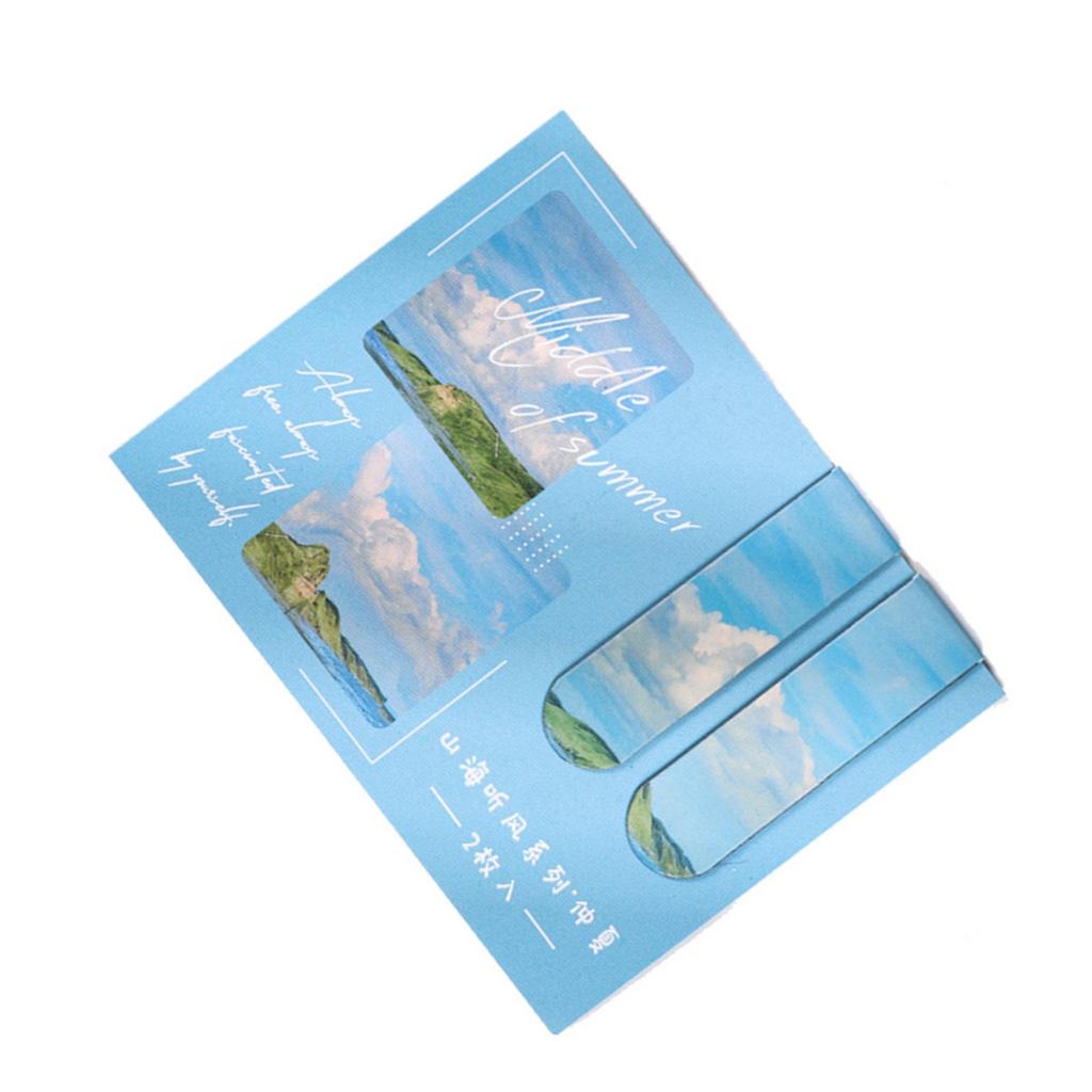 Literary Pattern Page Marker Magnetic Bookmarks Chinoiserie Book Markers Reading Supplies Magnetic Page Clips