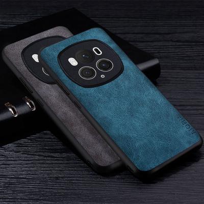 Skórzane etui na telefon premium PU do etui Honor Magic 6 Pro Lite odporne na zarysowania, jednokolorowe etui do etui honor magic 6 pro