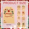 Kraft Paper Christmas Sticker Label Self-adhesive Santa Claus Label Gift Label Sticker For Envelopes Cards Party Favor
