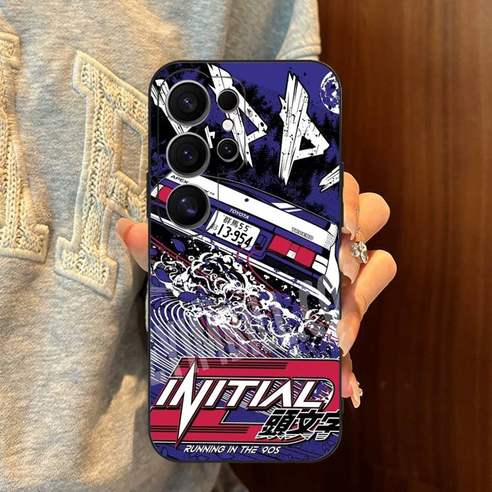 Racing Anime Initial D Phone Case For Samsung S 24 Fe 25 Ultra Plus 20 Lite 21 30 22 23 24 22 Ultra 5G Fundas