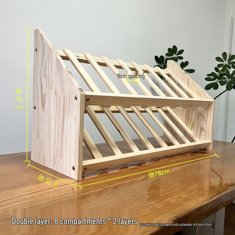 Solid Wood Multi-Spec Pet Food and