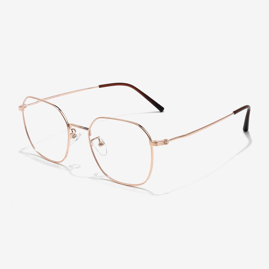 Seutailwokeu Rose Gold Metal Style15 M Rg 52Mm Stylework Eyeglass Frames