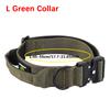 Leash Tactical Dog Collar, Military Adjustable Durable Training Nylon Shepard Metal Buckle Pet Large Dog Harness Set Pet Dog