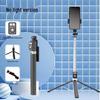Multi-Functional Bluetooth Selfie Stick with Anti-Shake, Retractable Stand, and Portable Live Streaming Feature