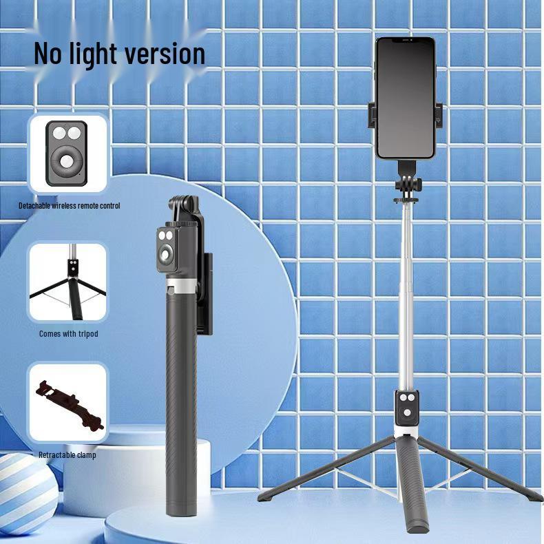 Multi-Functional Bluetooth Selfie Stick with Anti-Shake, Retractable Stand, and Portable Live Streaming Feature