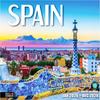 RED EMBER Spain 2026 Wall Calendar 12 Month | 12" X 24" Open | Thick & Sturdy Paper | Holiday Gift | Travel Calendar 2026