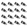 50Pcs Banana Socket 4mm Pure Copper Metal Good Performance High Current Discharge Electrical Test AccessoriesBlack