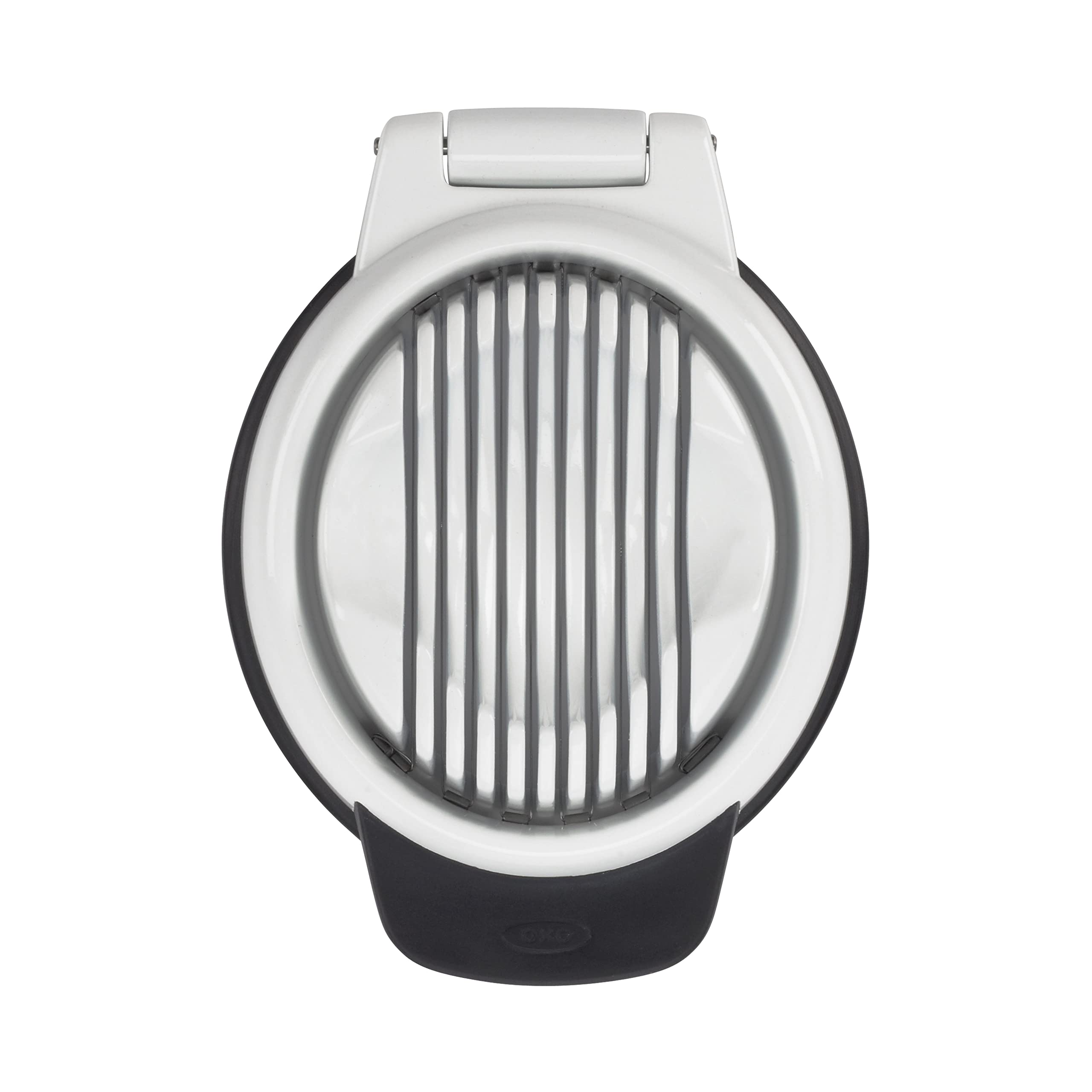 

OXO Simple Egg Slicer Slices eggs perfect for salads and Stainless steel Dishwasher - hard-boiled evenly, sandwiches. wire. safe. белый