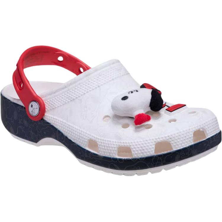 Crocs Peanuts x Classic Clog Toddler Snoopy & Joe Cool Baby Sneakers White Multi 211126-90H