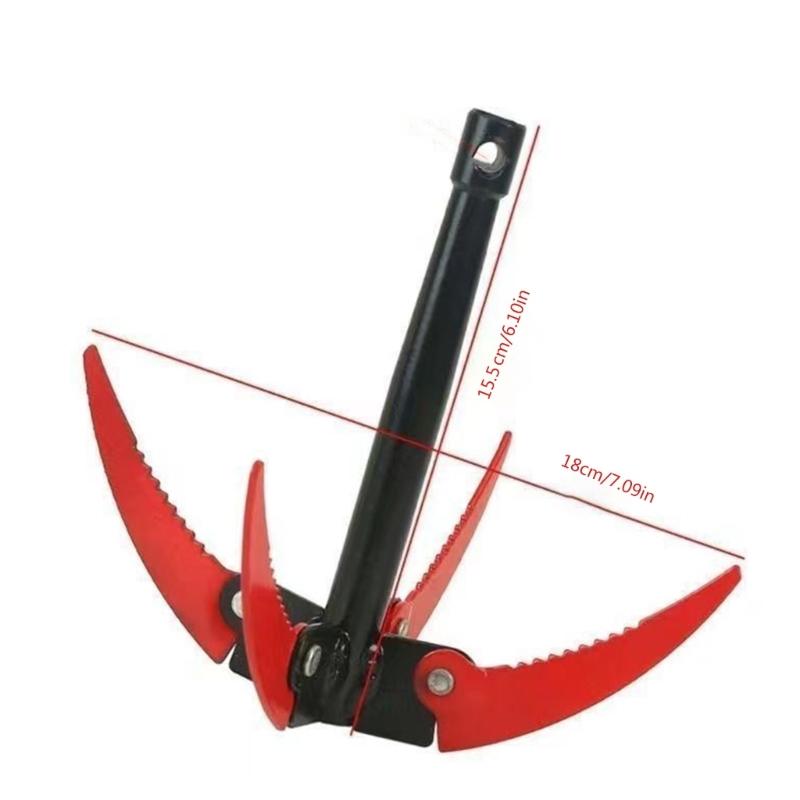 Borttagning av Vattenväxter Fiske Vattengräsrensare med Rep för Gräsrensning