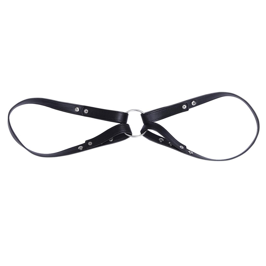 Men Sexy Lingerie Adjustable Leather Body Chest Harness Belt Punk Fancy Costume
