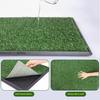 Artificial Grass Dog Pee Pad Fake Turf Pet Potty Pad with Tray Washable 3-Layer Reusable Puppy Training Mat for Indoor Outdoor Use Small Medium Dogs