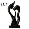 Romantic Couple Sculptures for Bedroom Abstract Figurine, Modern Minimalist Lover Statue Home Decor, Love Sculpture Ceramic Texture PLA Craft Display