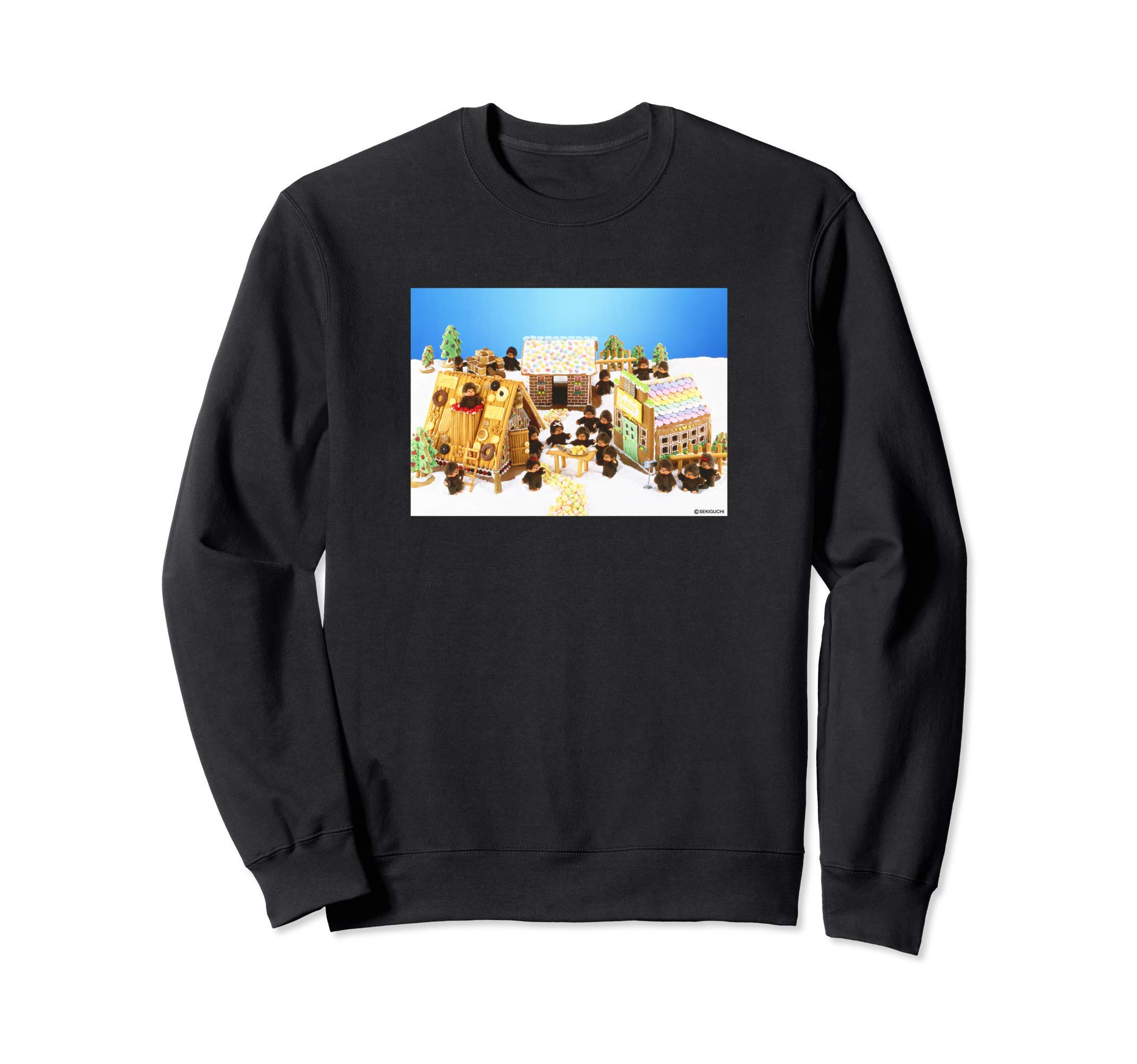 

Графический свитшот Monchhichi чёрный