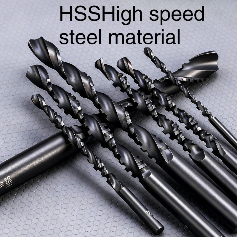 7PCS HSS Twist Drill Bits Set Drill Bit 3-10mm Serrated Grooving Spiral Jagged Saw Drill Bit Composite Drill Bits