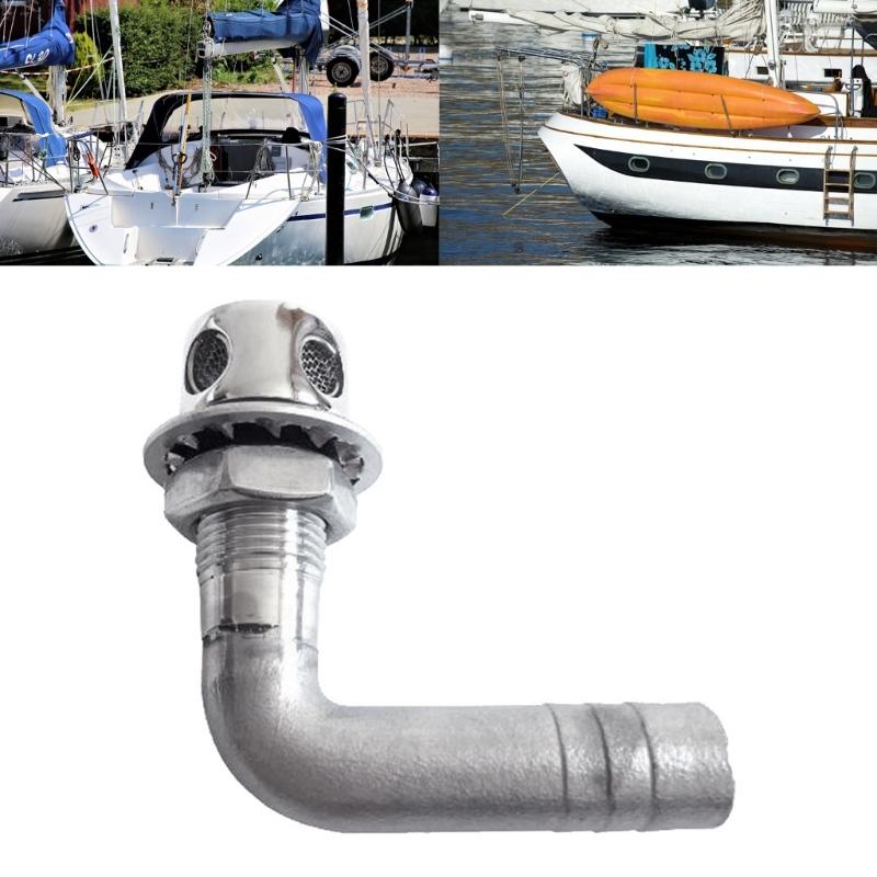 Marine Grade Boat Gas Tanks Vent Fuel Tanks Breather Vent for 5/8in Hose Boat Flush Mount Thru-Hull Fuel Gas Tanks Vent