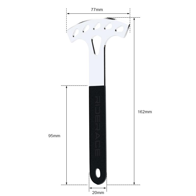 Bike Disc Brake Pad Spreader Wrench Stainless Steel Bicycle Disc Brake Correction Wrench Cycling Brake Rotor Caliper Repair Tool