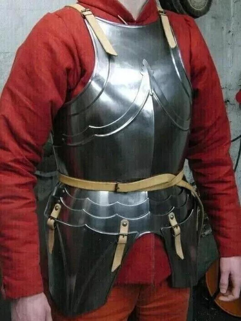 Medieval Cuirass Costume Breastplate for Cosplay LARP Renaissance Fair Knight Costume