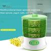 Auto Bean Sprouter 1 Set Sprout Machine Rapid Germination Automatic Soaking Water-Storage Germinating Short Cycle EU Plug Sprouting Bucket Home Supply