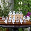 20pcs Mini Smiling Ghost Decoration Halloween Ghost Statue Decorations  Desktop Decoration