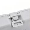 1 Set Denture Storage Box With Mirror And Cleaning Brush Portable False Teeth Container For Travel Daily Dental Care