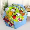1pc Garfield's Cool Cat Automatic Folding Umbrella - Portable 3-Fold Design with 8-Bone Iron Frame, Perfect for Outdoor Use, Festive Gifts, Travel, Da