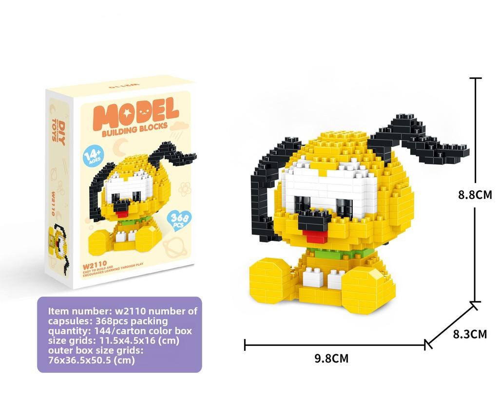 Disney Mickey Pikachu Pikachu Duffy Panda Building Blocks For Kids Toy Gift For Children