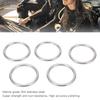 5Pcs 304 Stainless Steel Round O  s Seamless Multi Purpose Welding Metal O  s for Marine Boat Equipment    s
